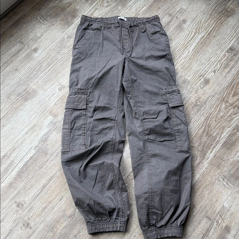 Garage Women's Harlowe Charcoal Parachute Cargo Pant~XS - Picture 9 of 12